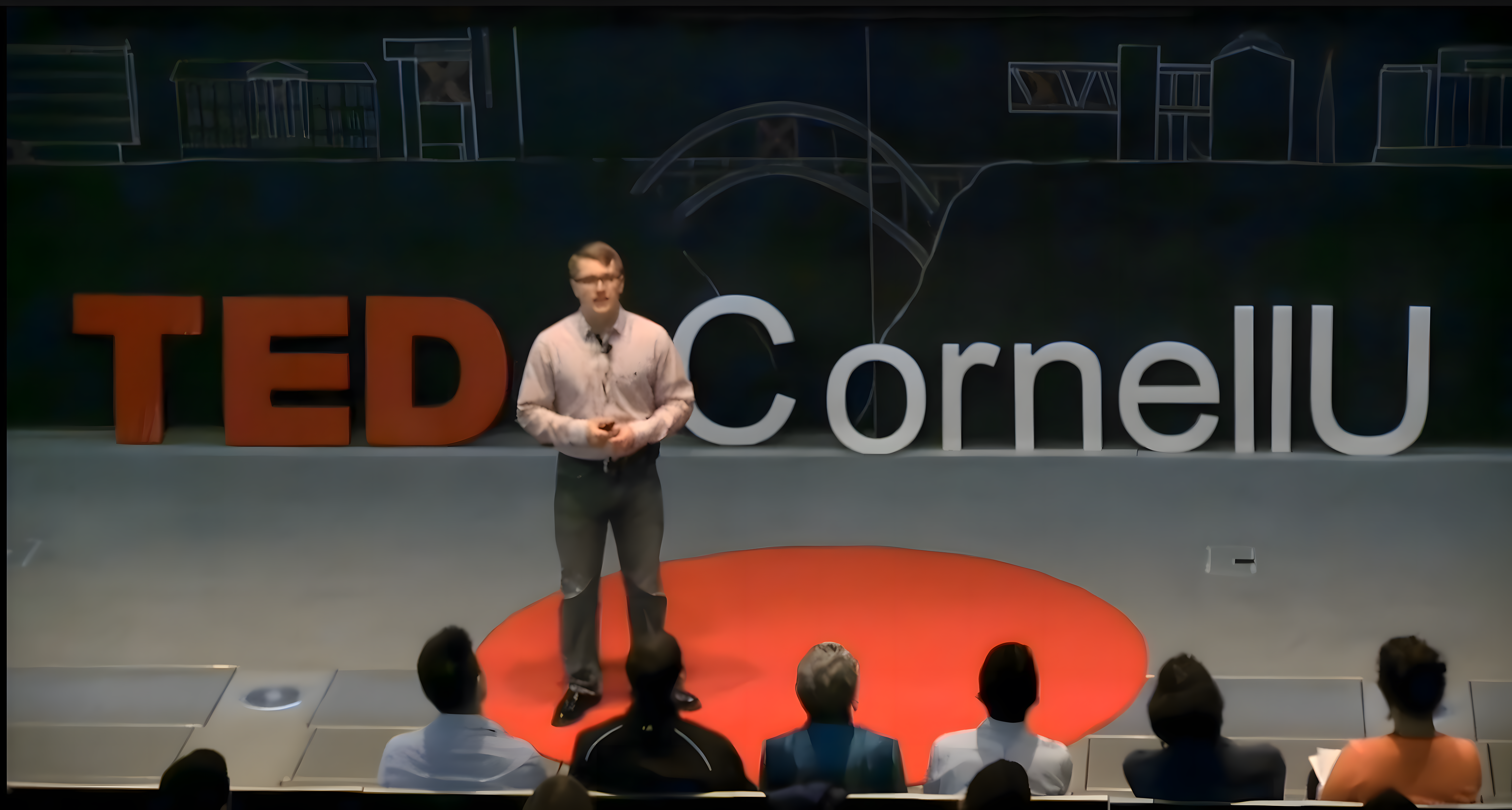 Scott Seidenberger during his TEDx talk Integrating a New Generation of Warriors in Ithaca.